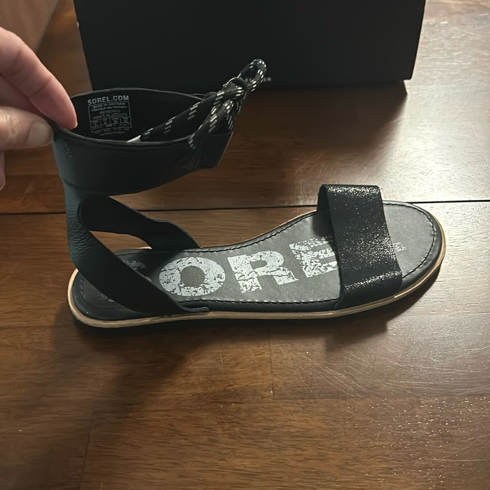 Sorel Ella Ankle Lace sandal size 8